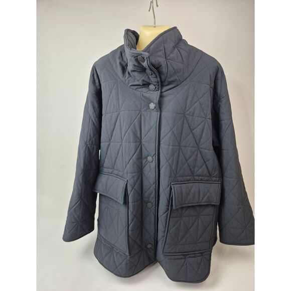 Rhone Women's Black Monterey Water Repellent Quilted Jacket Size Large - Picture 2 of 6